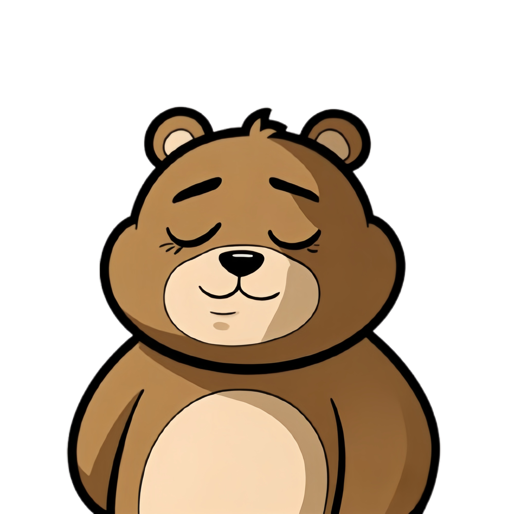 Bear Character Left